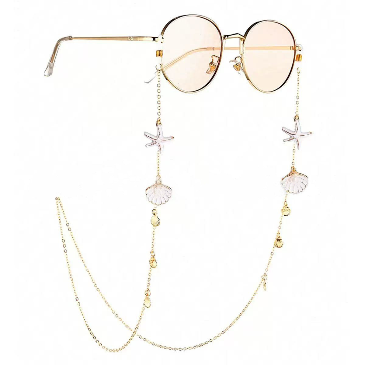 Shell Eyeglasses Chain Anti-fall Mask Rope Accessories Non-slip Pearl