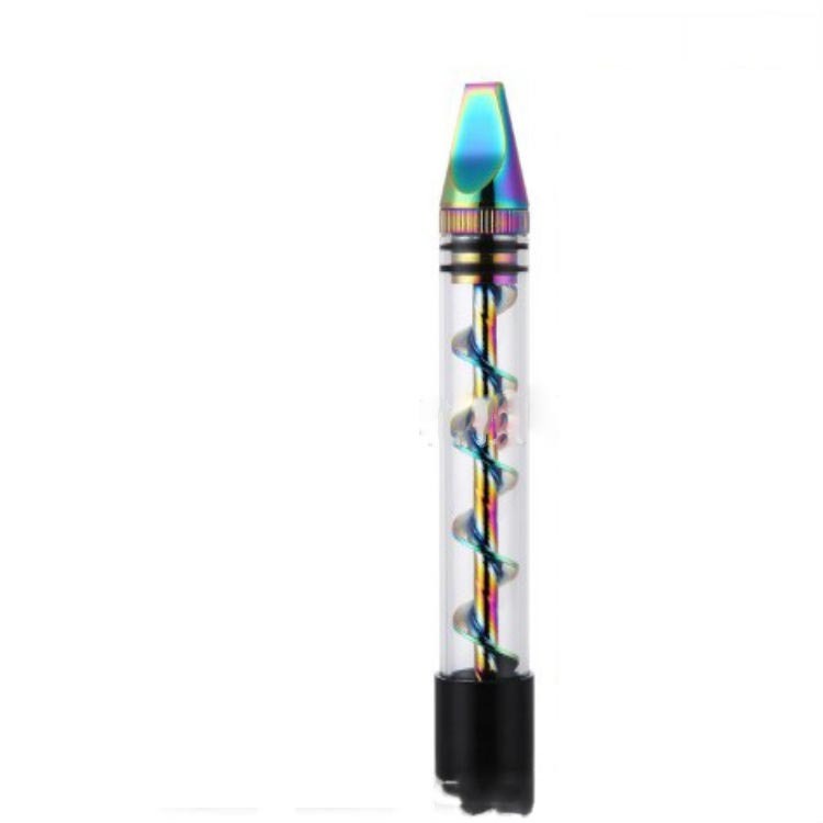 Creative And Simple Dry-burning Atomizer Spiral Pipe