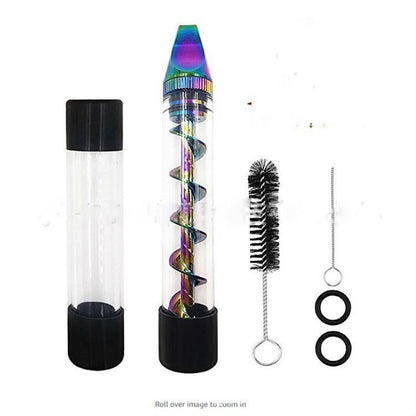 Creative And Simple Dry-burning Atomizer Spiral Pipe
