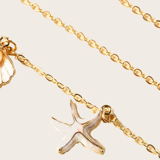 Shell Eyeglasses Chain Anti-fall Mask Rope Accessories Non-slip Pearl