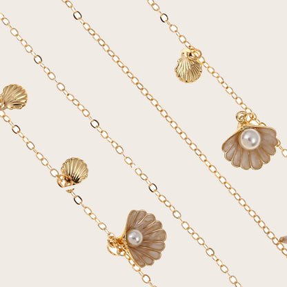Shell Eyeglasses Chain Anti-fall Mask Rope Accessories Non-slip Pearl