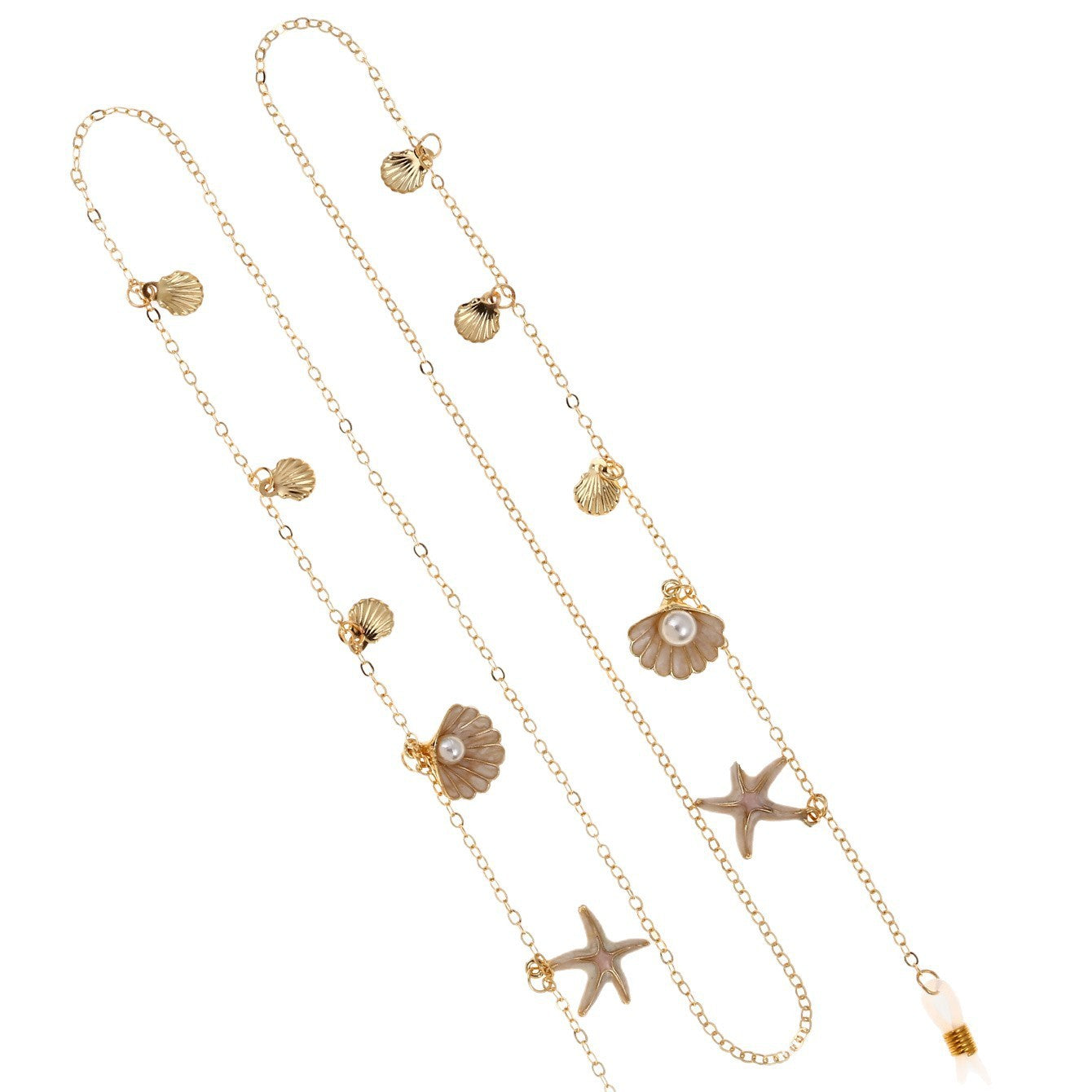 Shell Eyeglasses Chain Anti-fall Mask Rope Accessories Non-slip Pearl